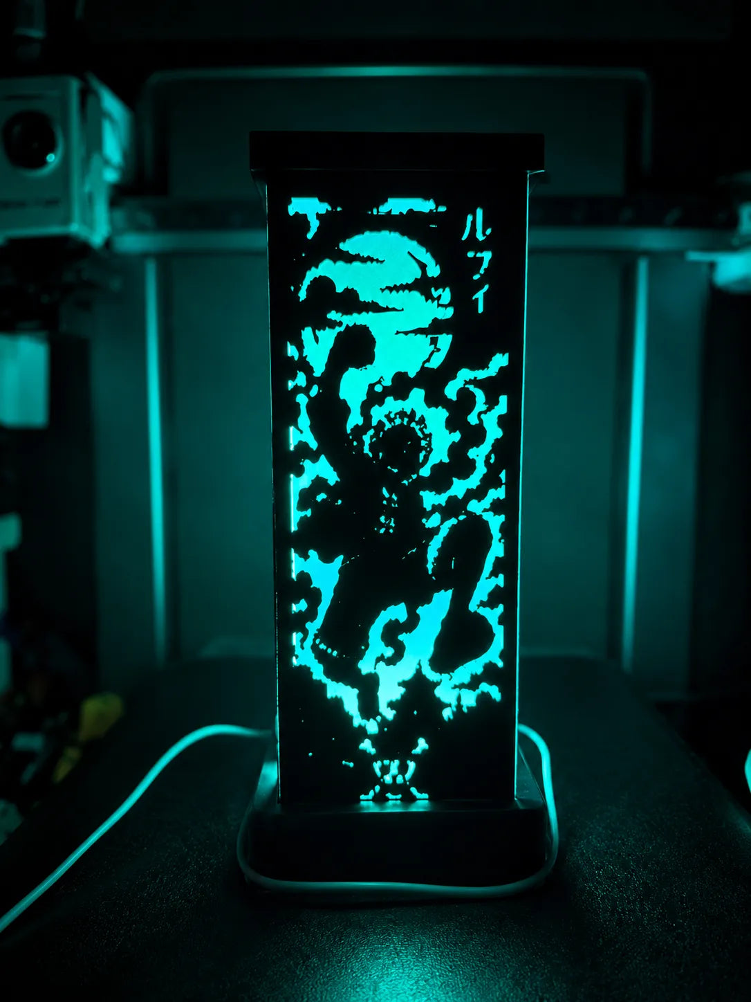 Anime Pirate Shadow Lamp – LED 3D Room Light