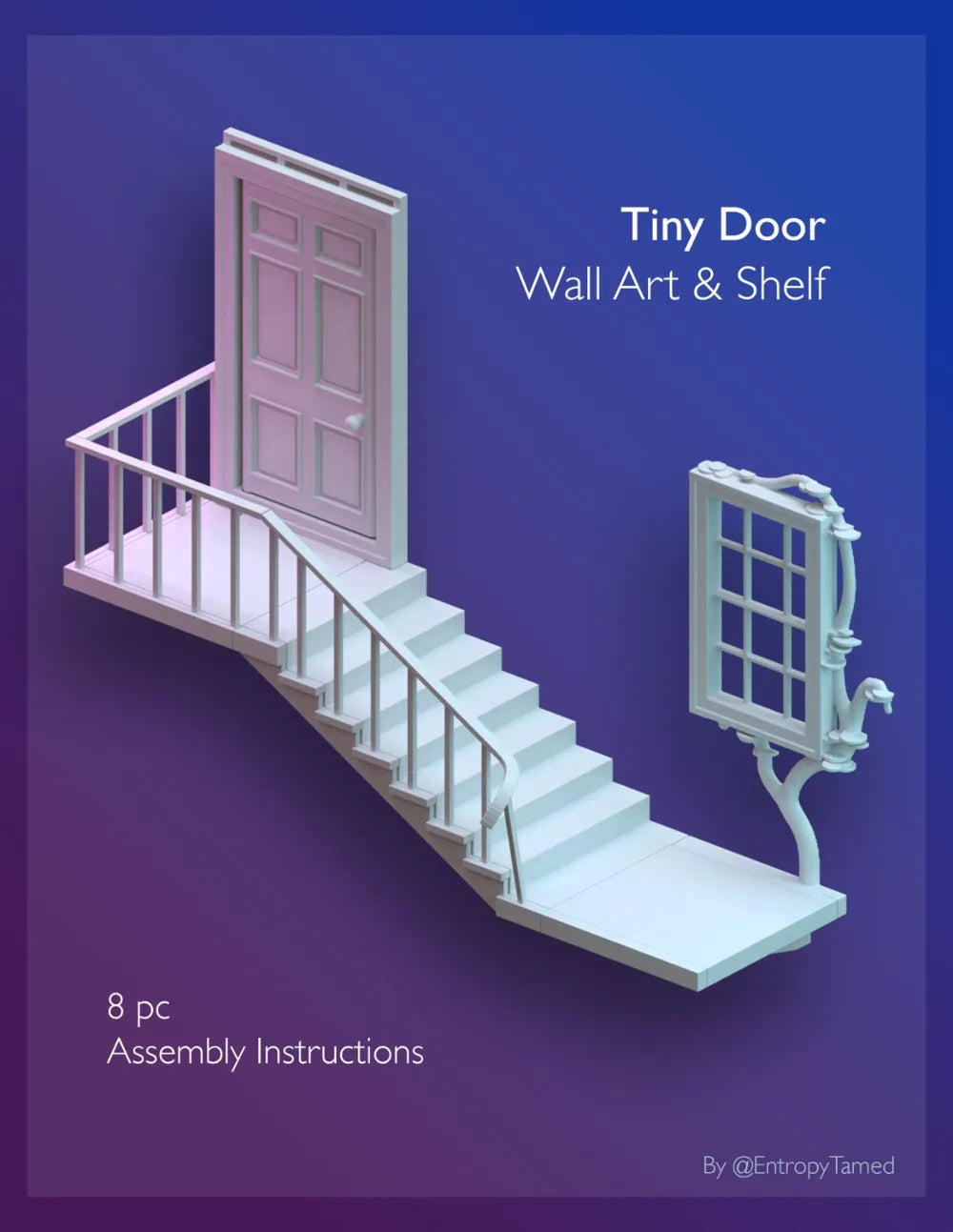 Tiny Door - Wall Art & Shelf
