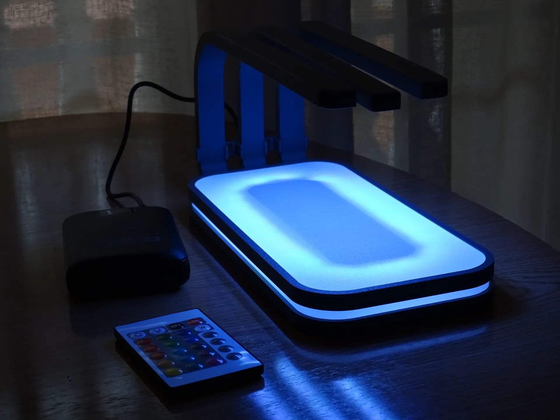 Futuristic RGB Car Showroom Diorama Stand