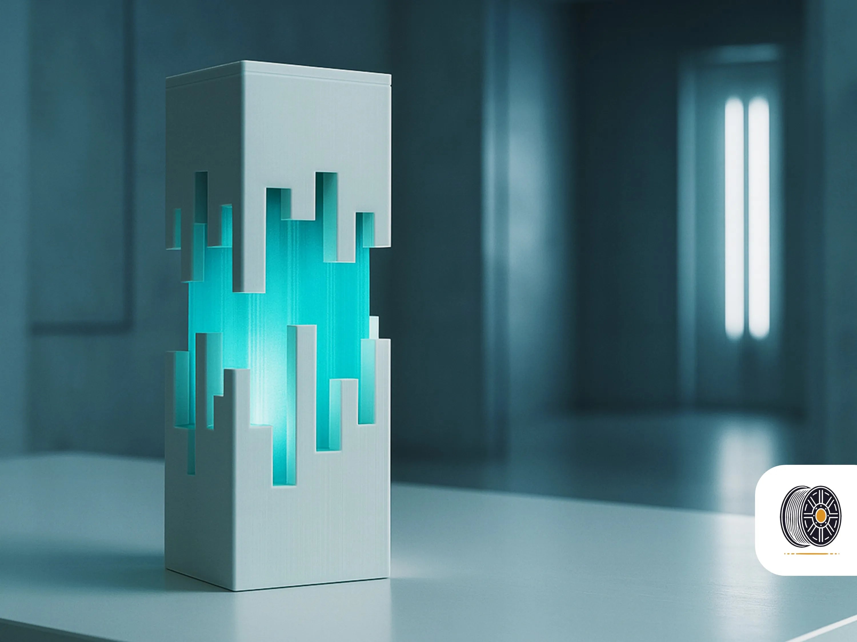 A Modern Futuristic Prism Lamp