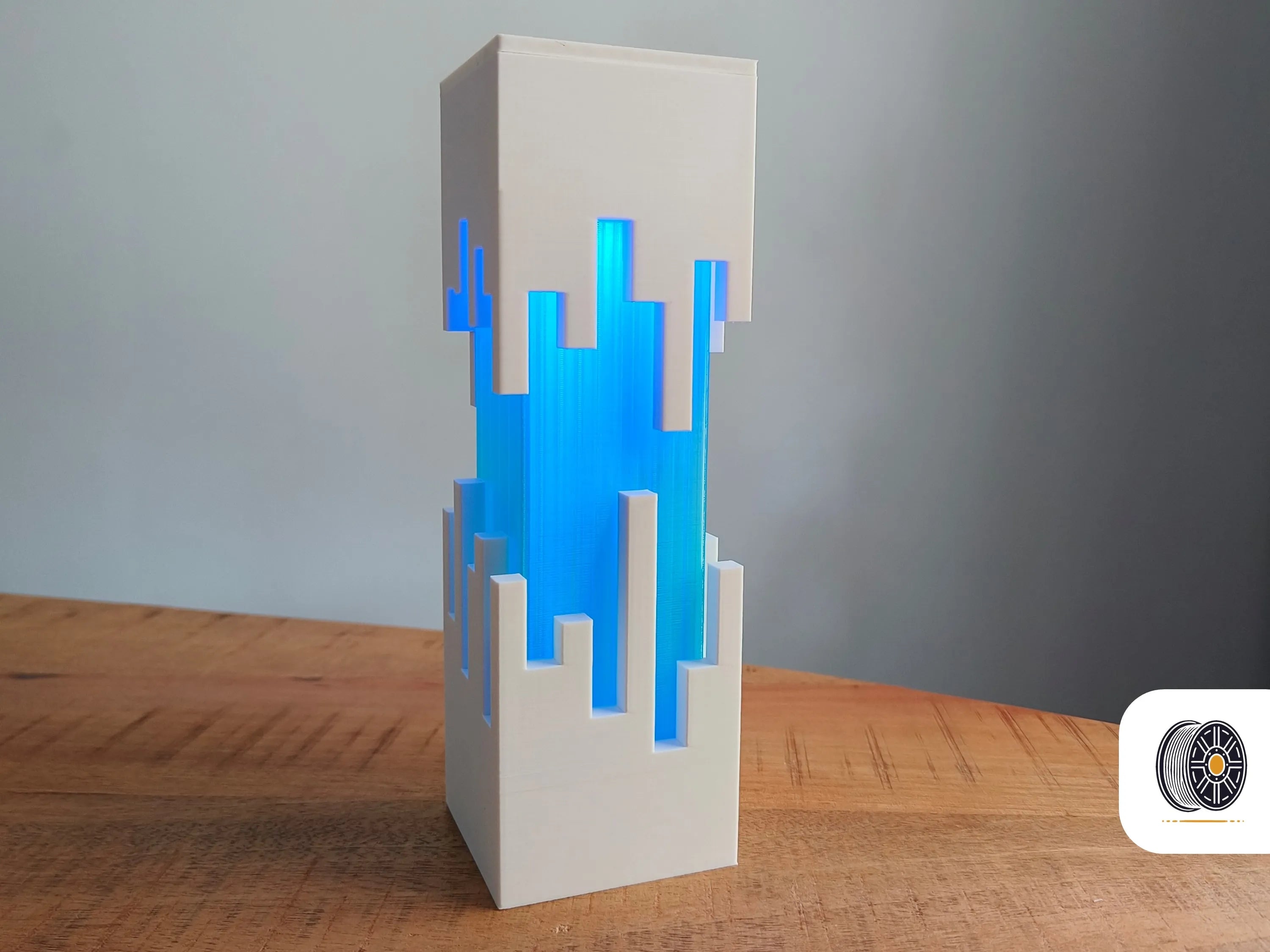 A Modern Futuristic Prism Lamp
