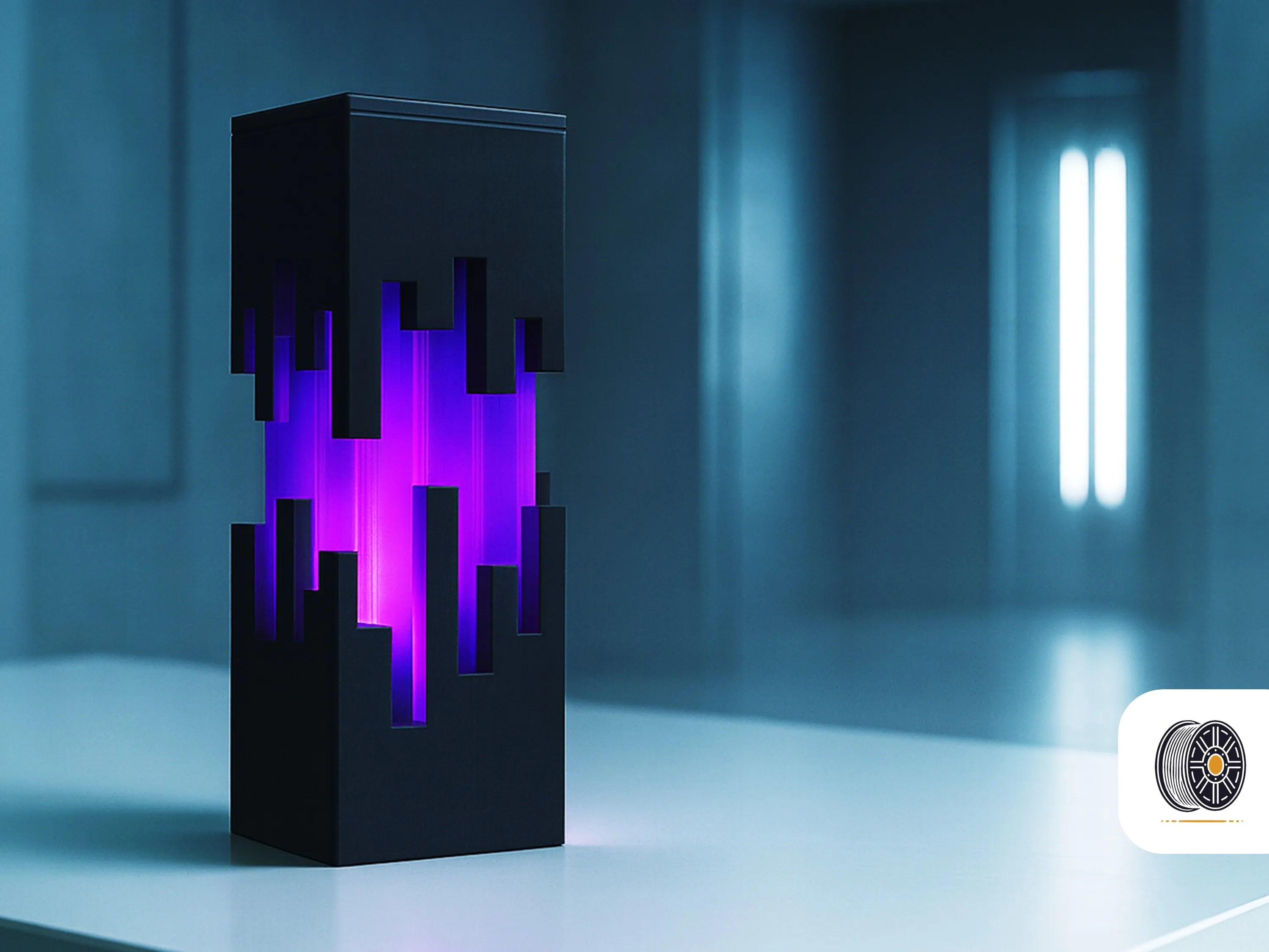 A Modern Futuristic Prism Lamp