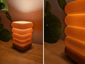 retro lamp with basket structure