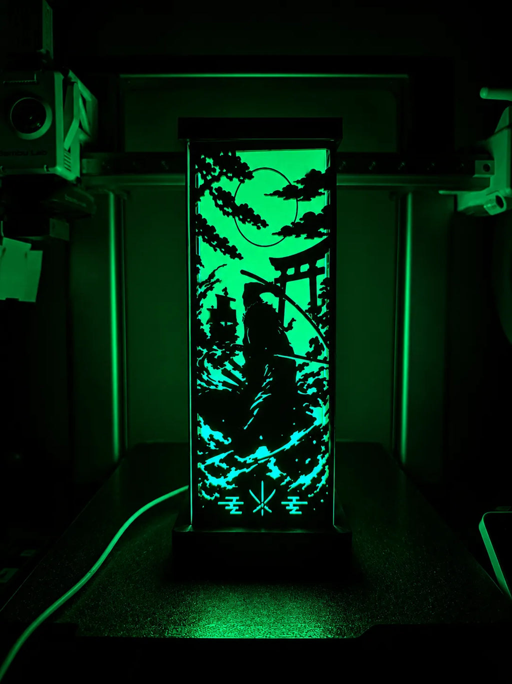 Anime Pirate Shadow Lamp – LED 3D Room Light