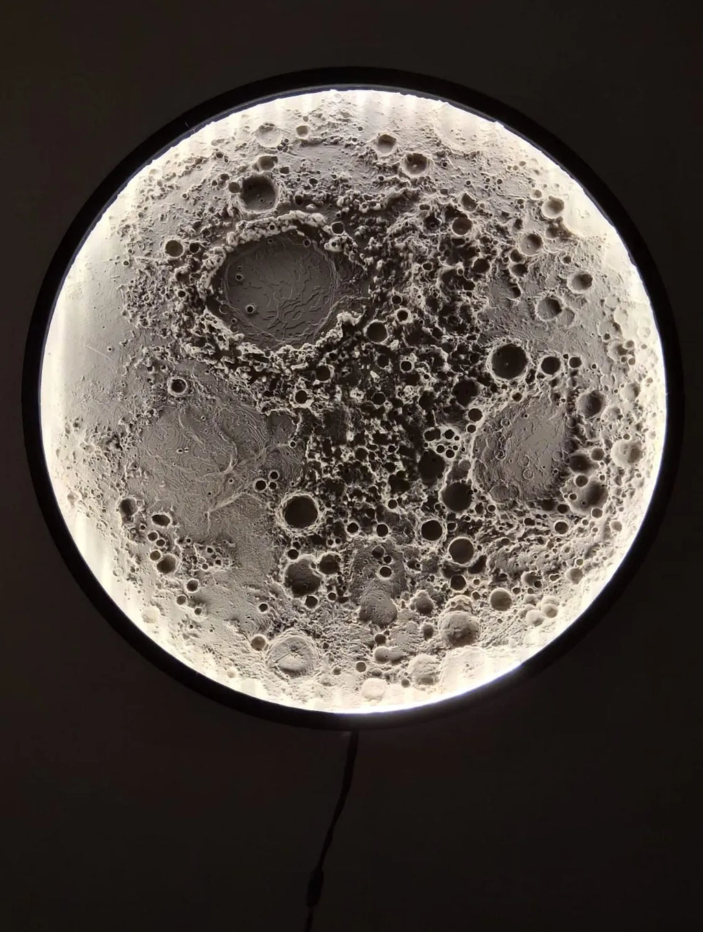 🌕 3D Moon Lamp – Realistic Lunar LED Night Light
