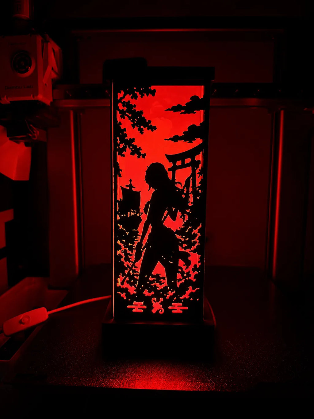 Anime Pirate Shadow Lamp – LED 3D Room Light