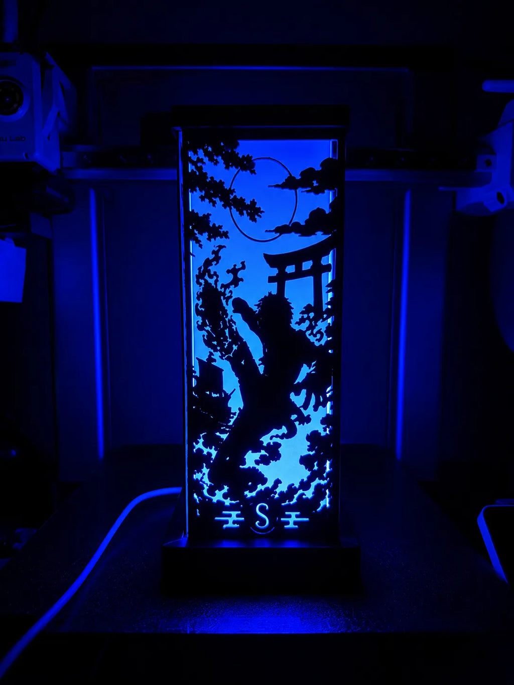 Anime Pirate Shadow Lamp – LED 3D Room Light
