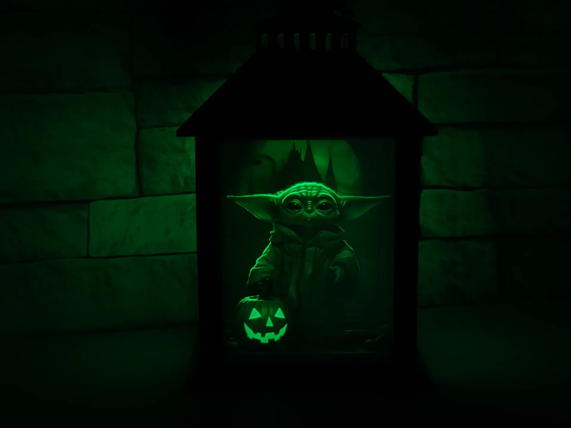 💀 The Lantern of the Damned – Horror LED Shadow Lamp