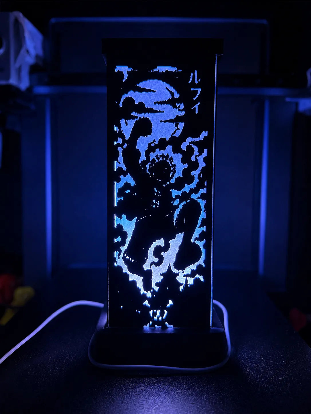Anime Pirate Shadow Lamp – LED 3D Room Light