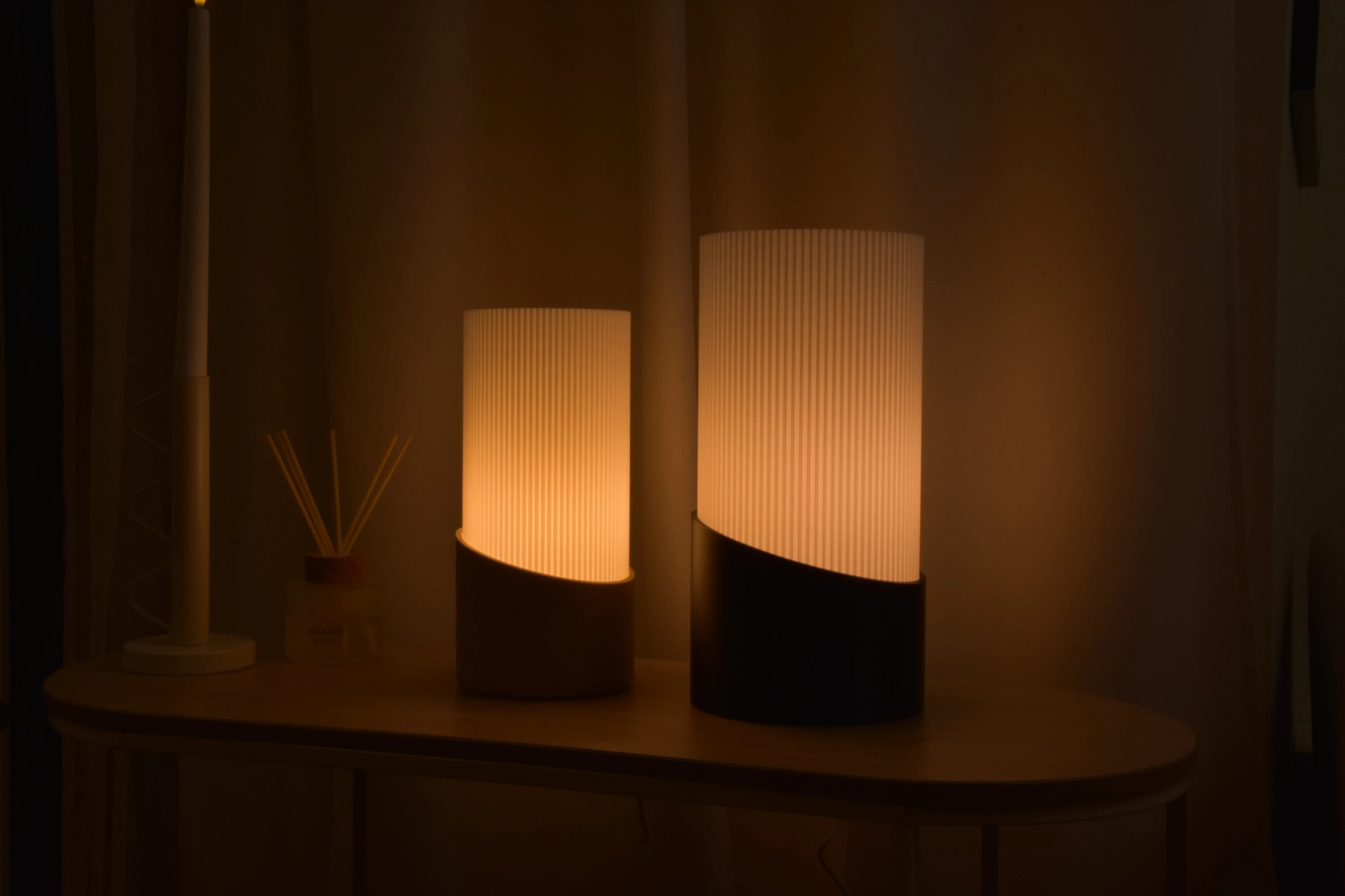 Japandi Column Lamp