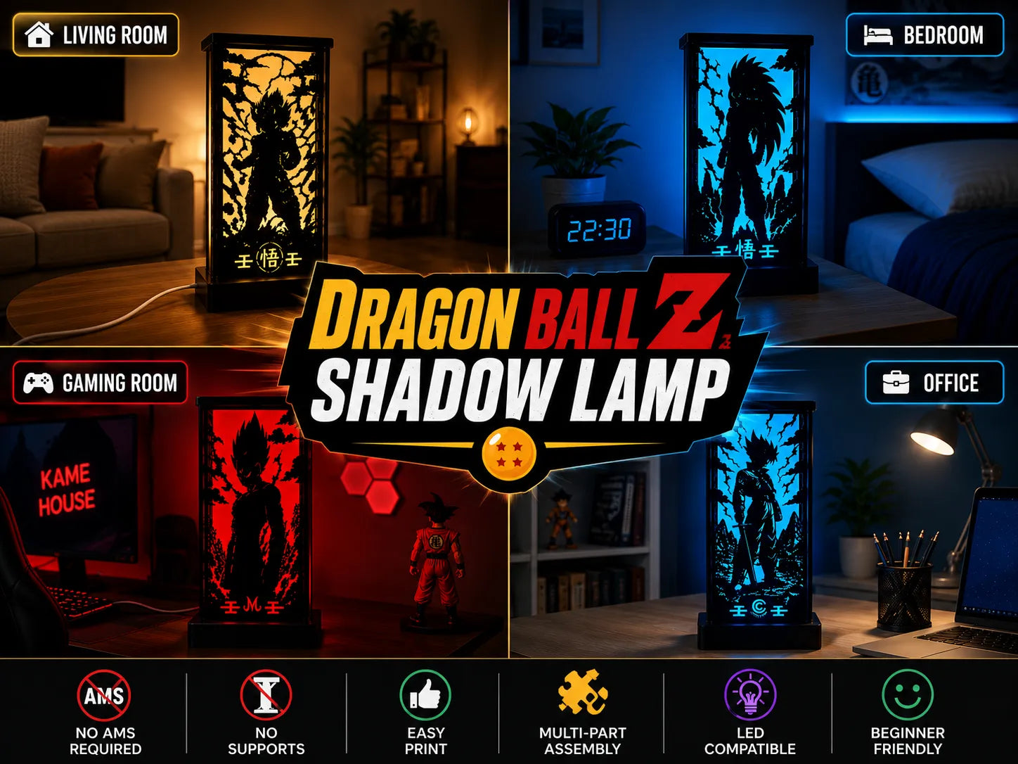 Dragon Ball Z - Shadow Lamp